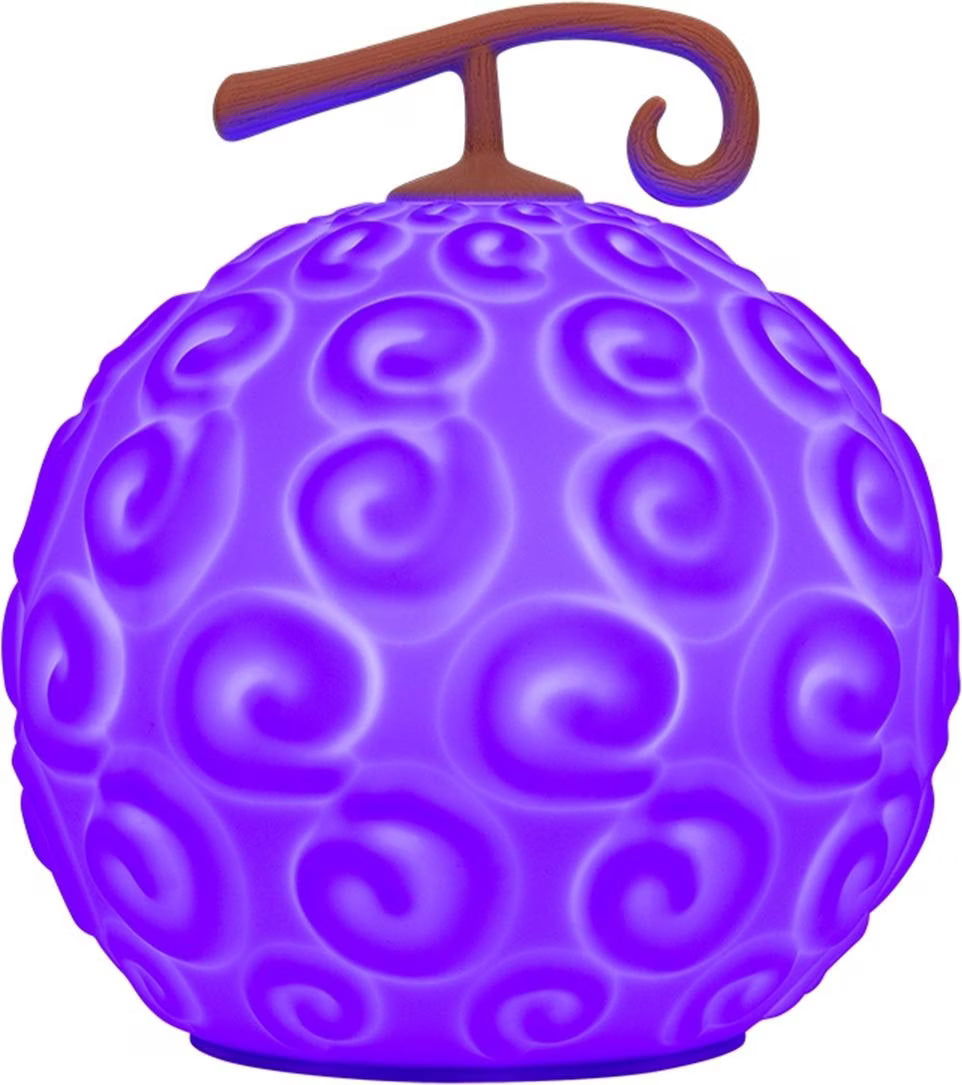 Paladone Products One Piece Squishy Glo Silikon-Leuchte Gum Gum Fruit 15 cm