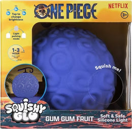 Paladone Products One Piece Squishy Glo Silikon-Leuchte Gum Gum Fruit 15 cm