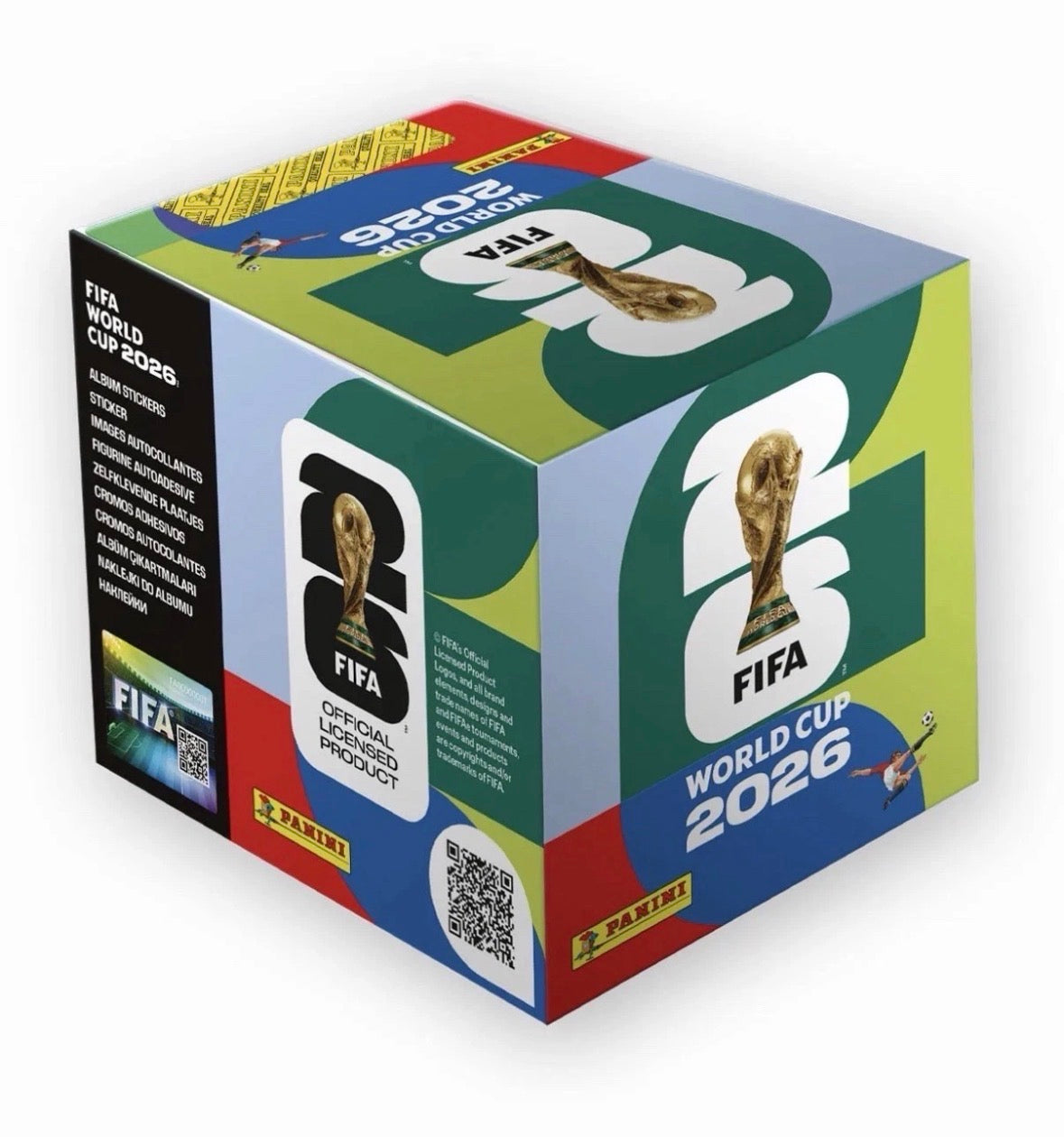 Panini FIFA World Cup 2026 Sticker Box Display 50 Tüten 350 Sticker WM