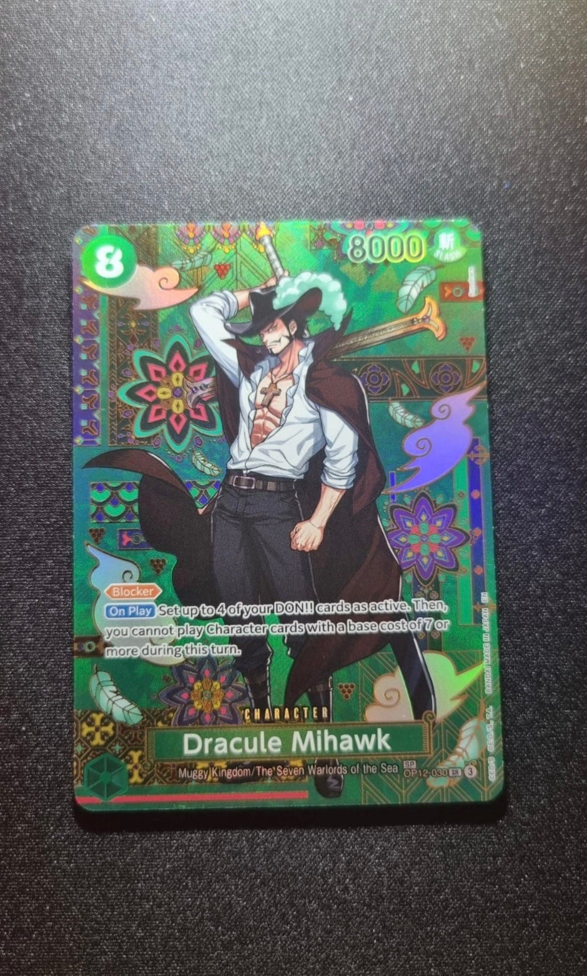 Dracule Mihawk (OP12-030) SP One Piece TCG English NM