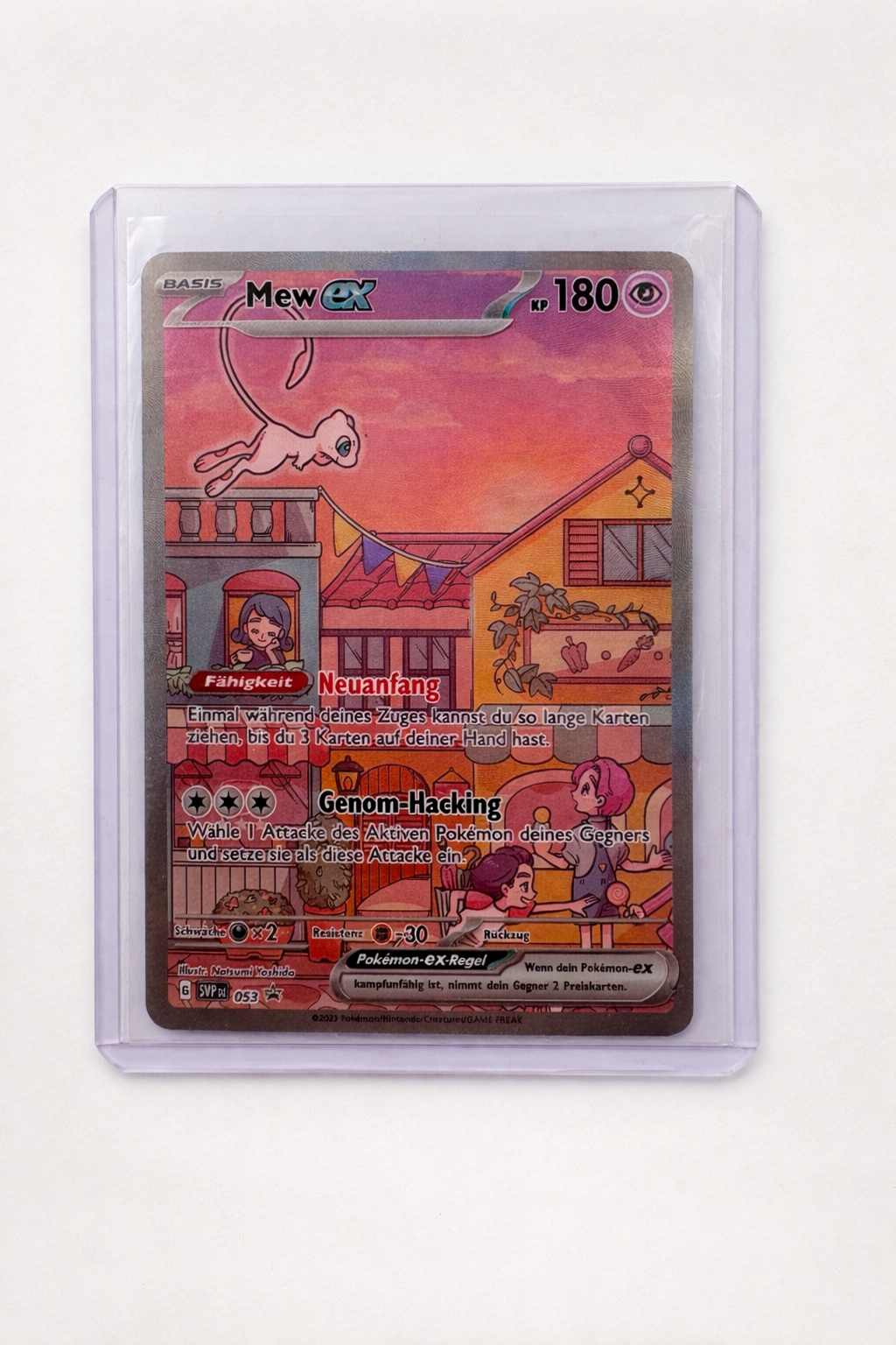 Pokemon Mew ex SVP 053 - 151 Black Star Promo - Deutsch (unsealed)