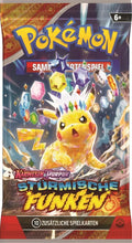 Pokémon Booster Stürmische Funken DE OVP Sammelkarten Pack Neu