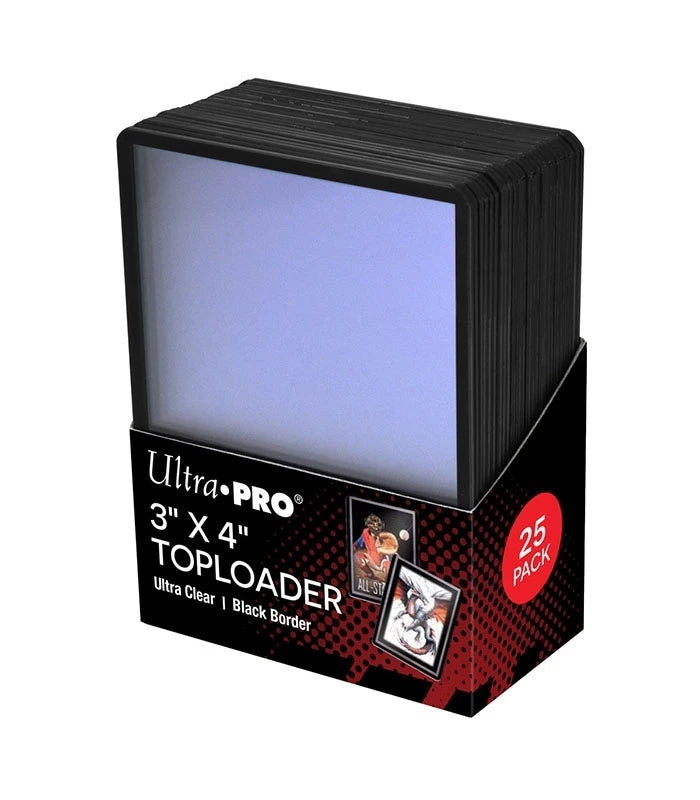 Toploader Black Border (25 Stück) Ultra Pro